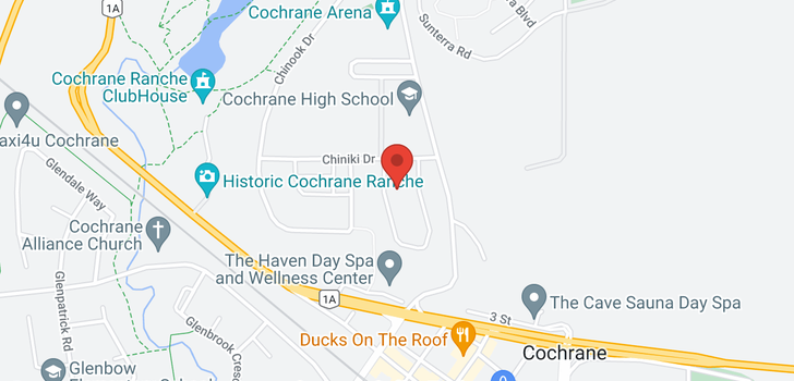 map of 97 Cochrane Crescent